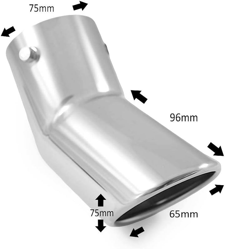 Auspuffblende Endrohr Endstuck Auspuff Blende Schalldampf Sportauspuff Universell Schalldampf Sport