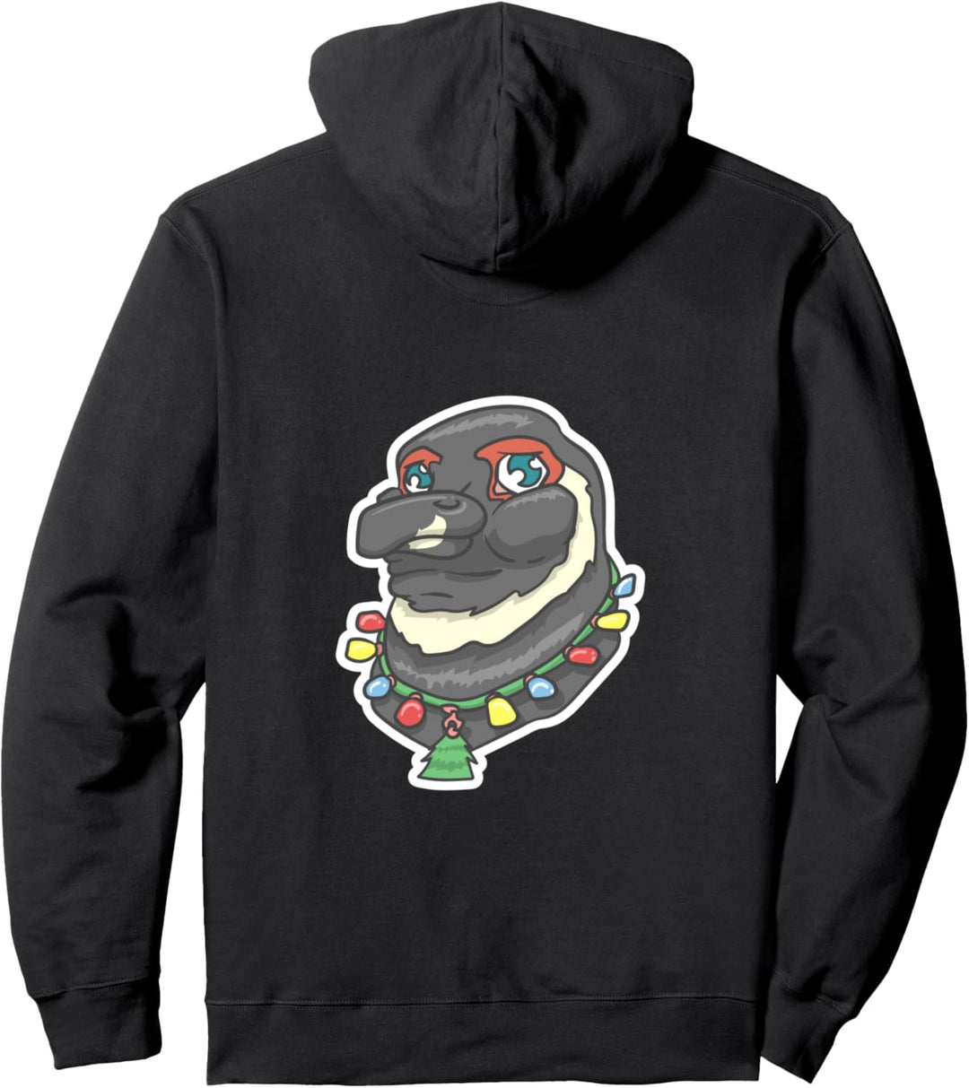 Afrikanischer Weihnachtspinguin Pullover Hoodie