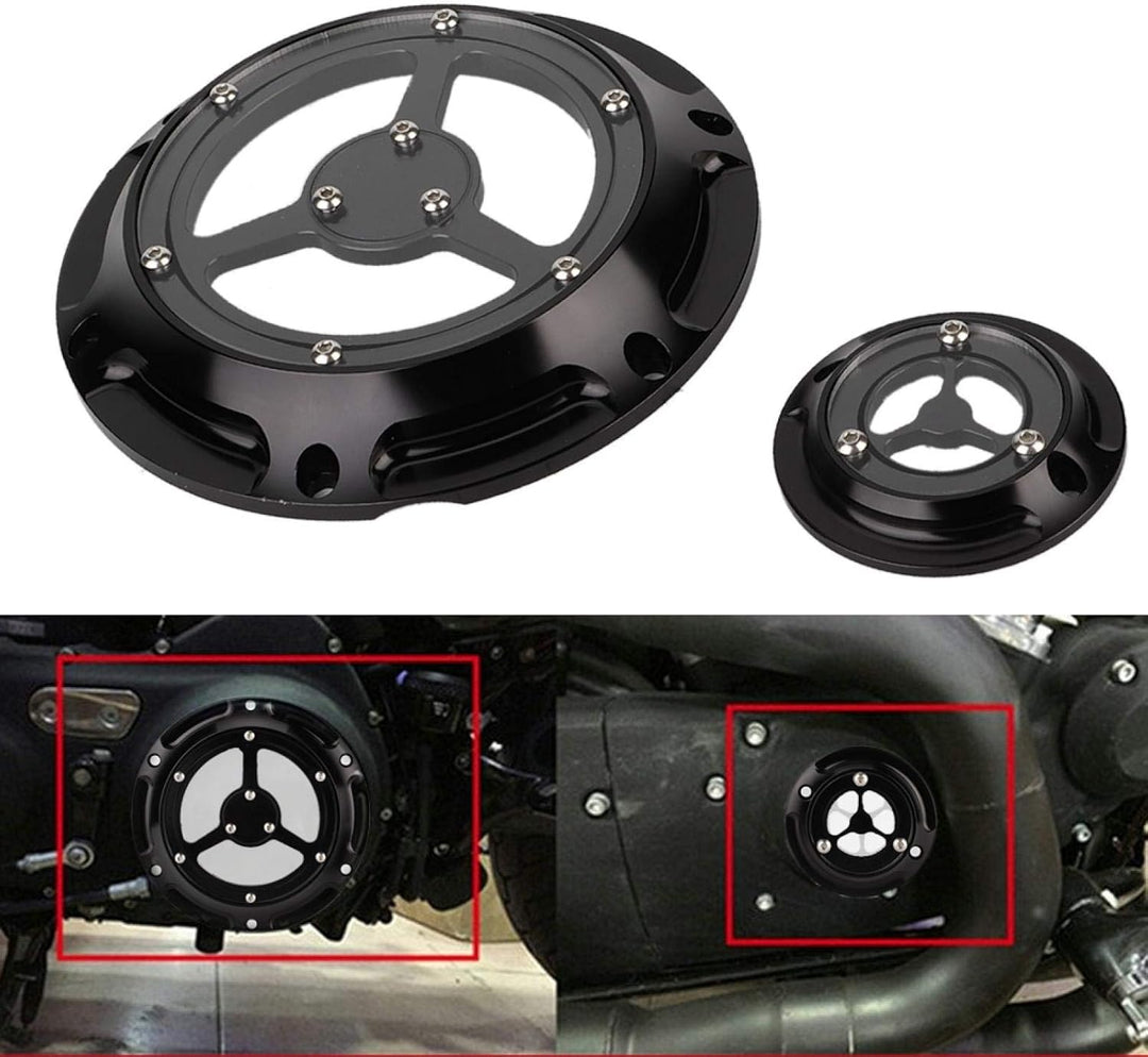 Timer Cover, Derby Cover, Aluminium Motorrad Derby Cover Timing Timer Cover Set für XL XR 883 1200(S