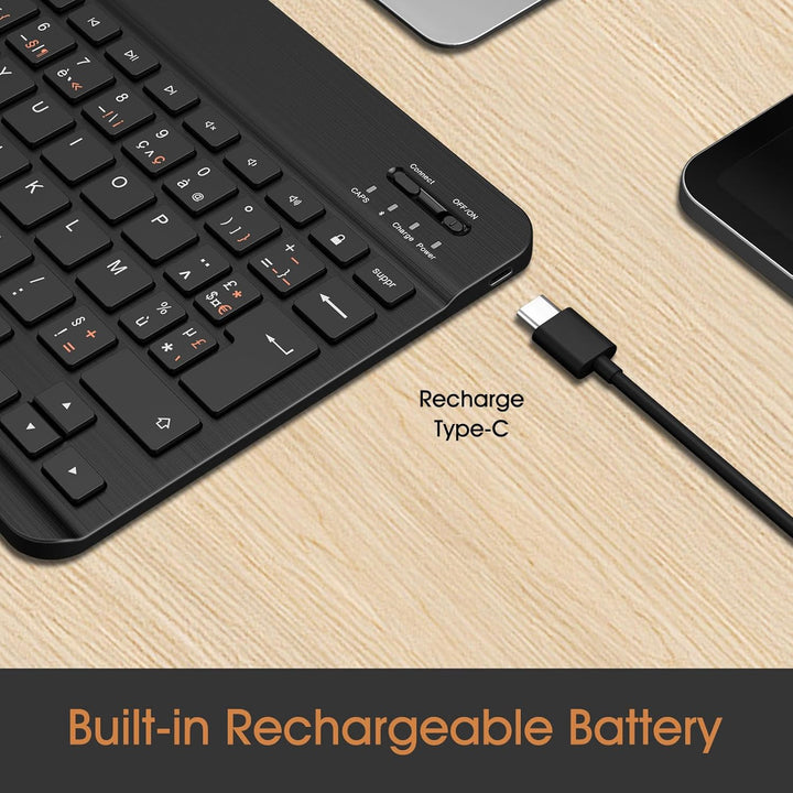 FINTIE Tastatur Hülle für Lenovo Tab Plus (TB351FU) 11.5 Zoll 2024 Tablet, Ultradünn leicht mit magn