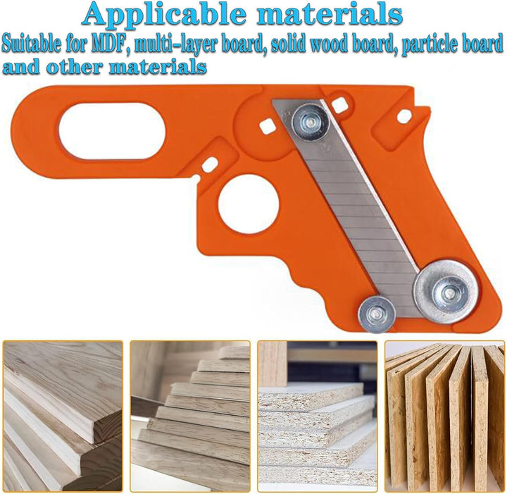 Yuentoen Furnierkantenschneider,Kantenschneider für Umleimer,Edge Banding Trimmer mit 10 Klingen und