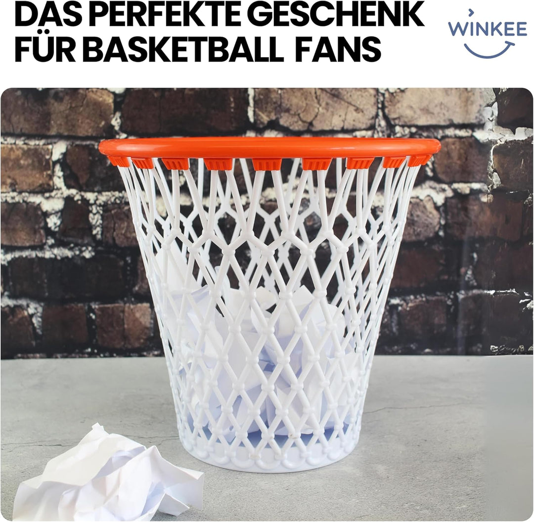 Winkee - Basketball Papierkorb I Basketball Korb Indoor Mülleimer I Mülleimer Kinderzimmer I Papierm