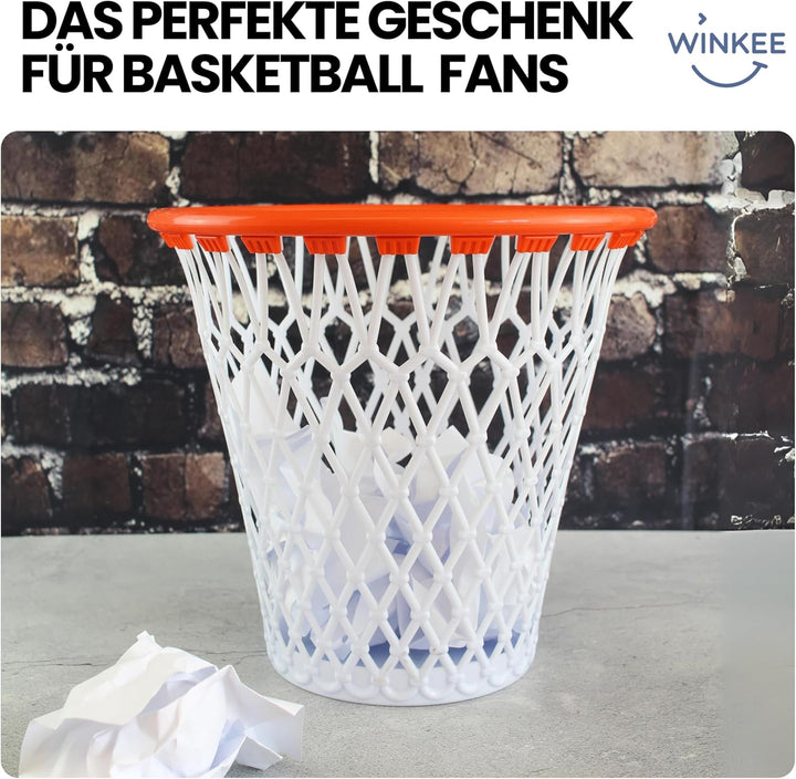 Winkee - Basketball Papierkorb I Basketball Korb Indoor Mülleimer I Mülleimer Kinderzimmer I Papierm