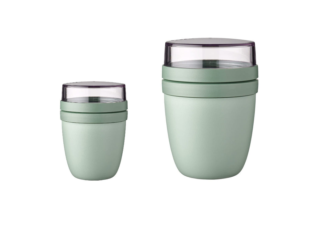 Mepal - Lunchpot Duo Pack – Gross & Klein – praktischer Müslibecher, Joghurtbecher, To go Becher – G
