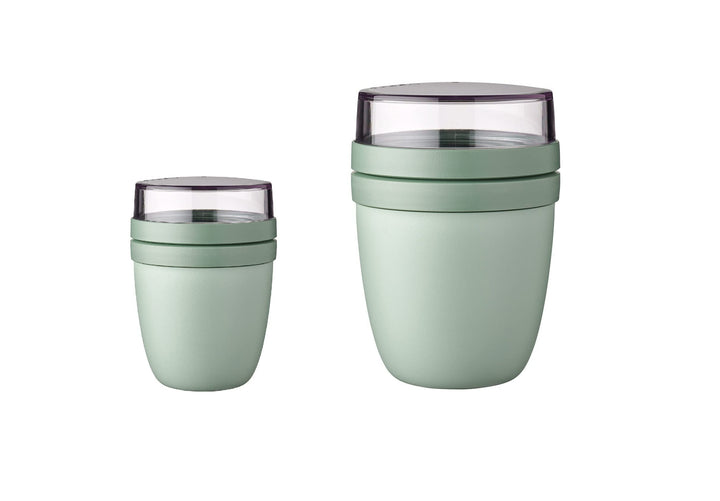 Mepal - Lunchpot Duo Pack – Gross & Klein – praktischer Müslibecher, Joghurtbecher, To go Becher – G