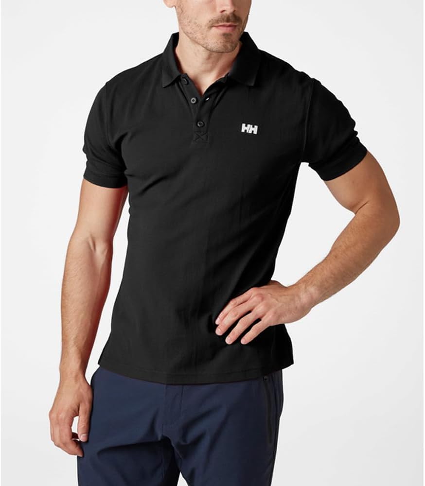 Helly Hansen New Driftline Polo Herren Poloshirt, S Schwarz, S Schwarz