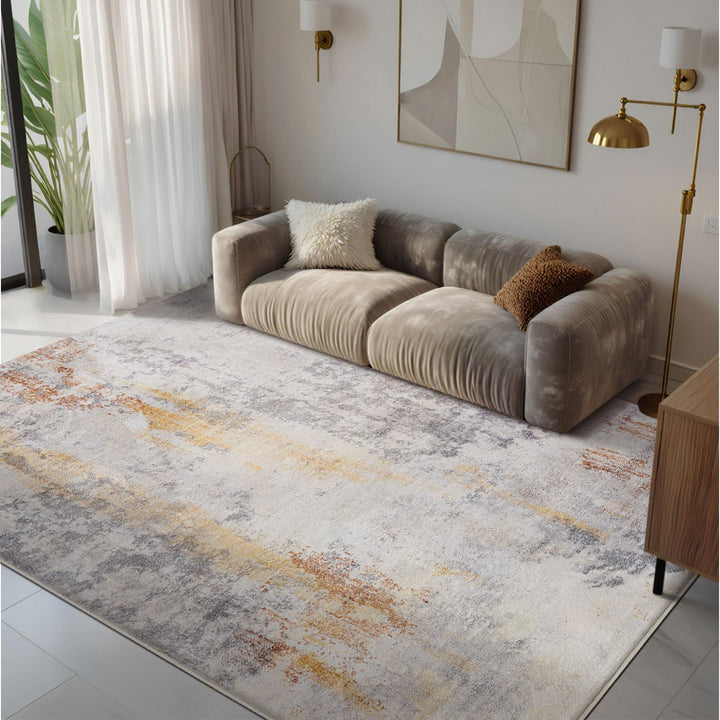 Calore Teppiche für Wohnzimmer, Schlafzimmer, Esszimmer, Rutschfester, weicher Kurzflor-Teppich, Abs