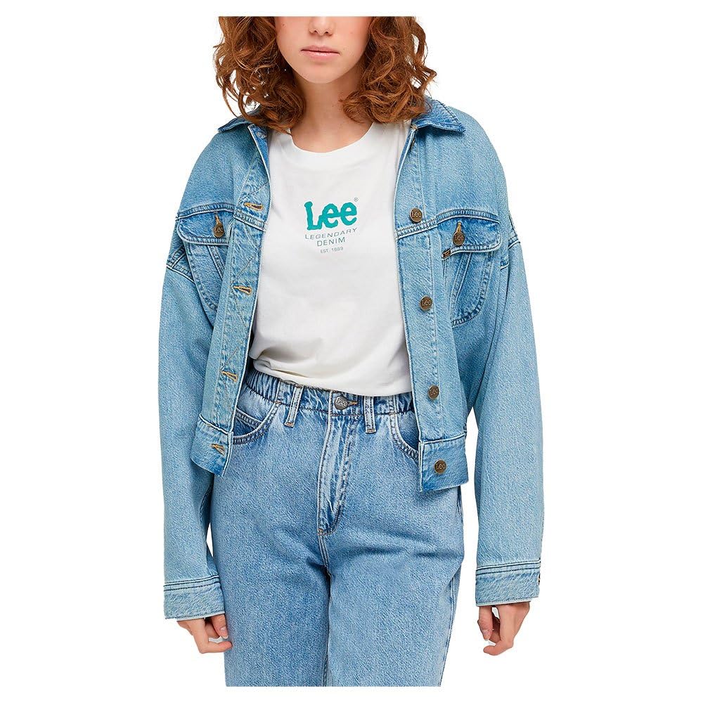 Lee Damen Batwing Rider Denim Jacket, XXL