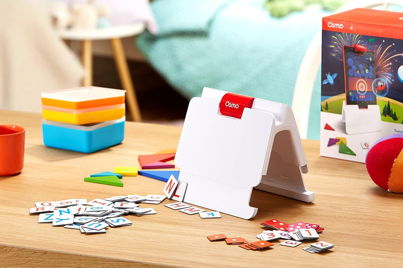 Osmo - Genius Starter Kit für Fire-Tablet - 5 Lernspiele - 6-10 Jahre - Mathematik, Rechtschreibung,