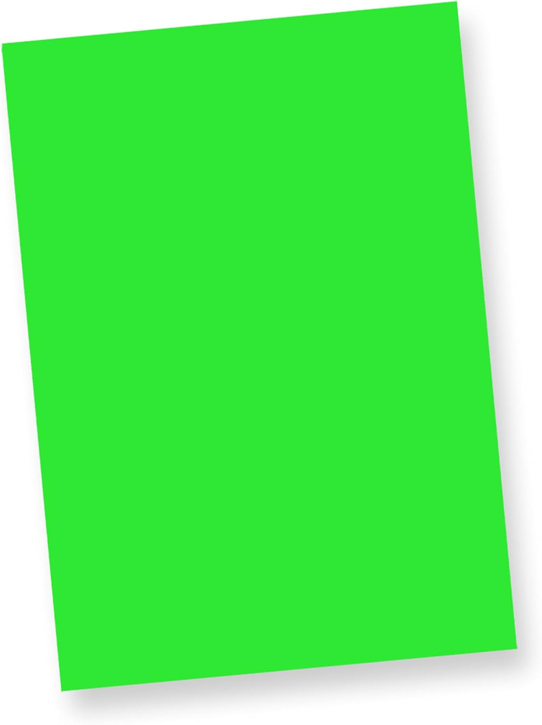 Neonpapier NEON Grün 500 Blatt DIN A4 80 g/qm farbiges Briefpapier, Leuchtpapier, 500 Blatt
