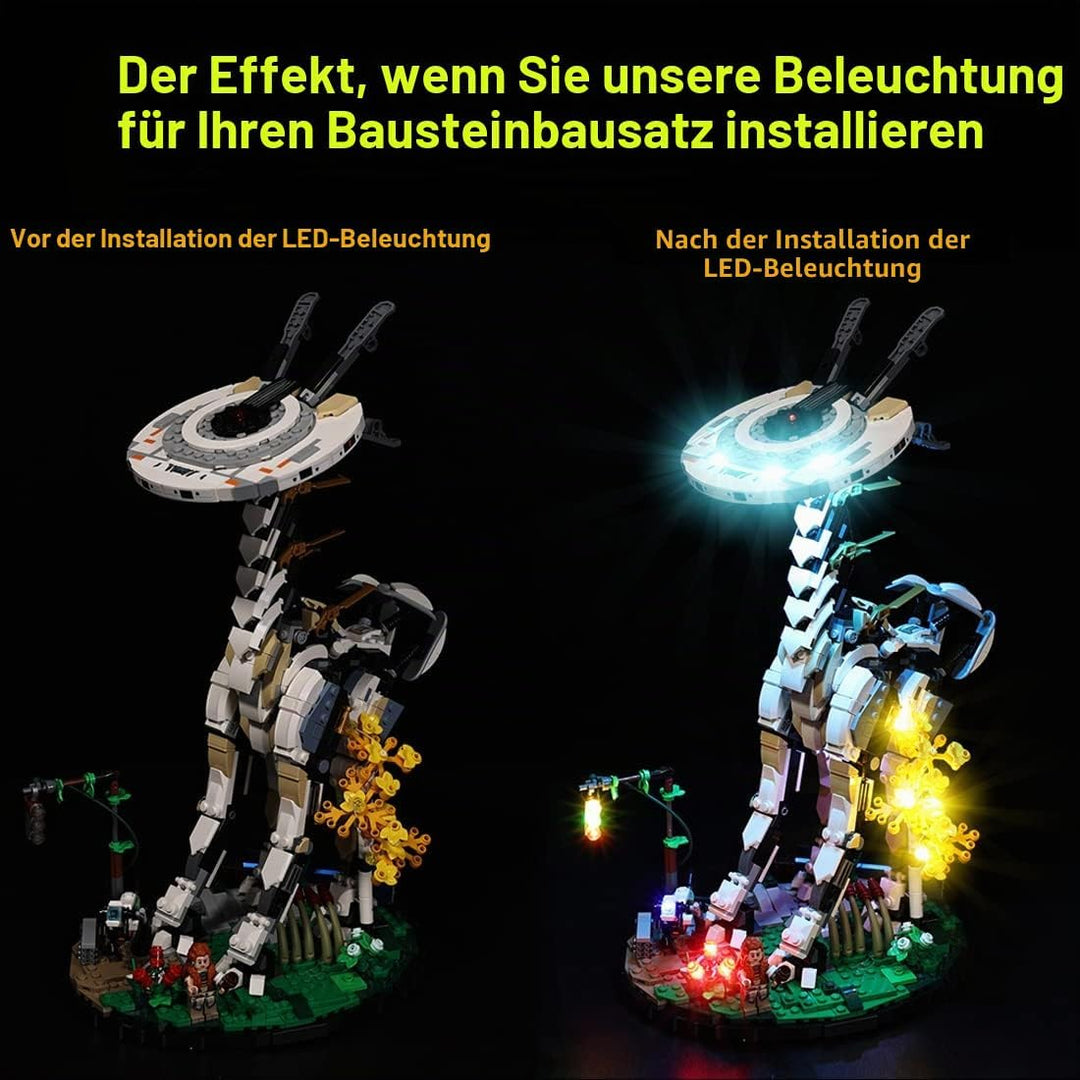 Kyglaring LED Beleuchtungsset (kein Modell) Entworfen für LEGO Horizon Forbidden West:Tallneck 76989