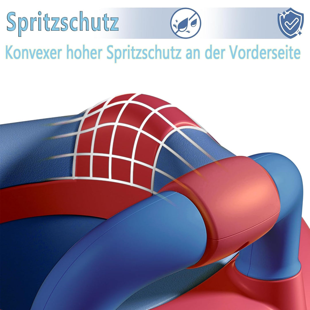 Aufun Töpfchen Baby Toilette Toilettensitz, Baby Potty, Toilettentrainer mit Griffe für Kleinkinder,