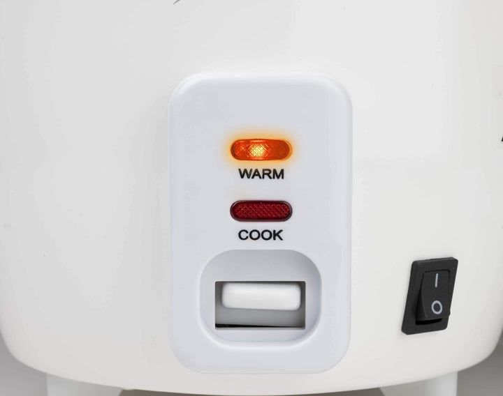 alpina Dampfgarer Reiskocher Warmhaltefunktion 0,6L Dampfgarer Reiskochtopf Aluminiumtopf 300 Watt 0
