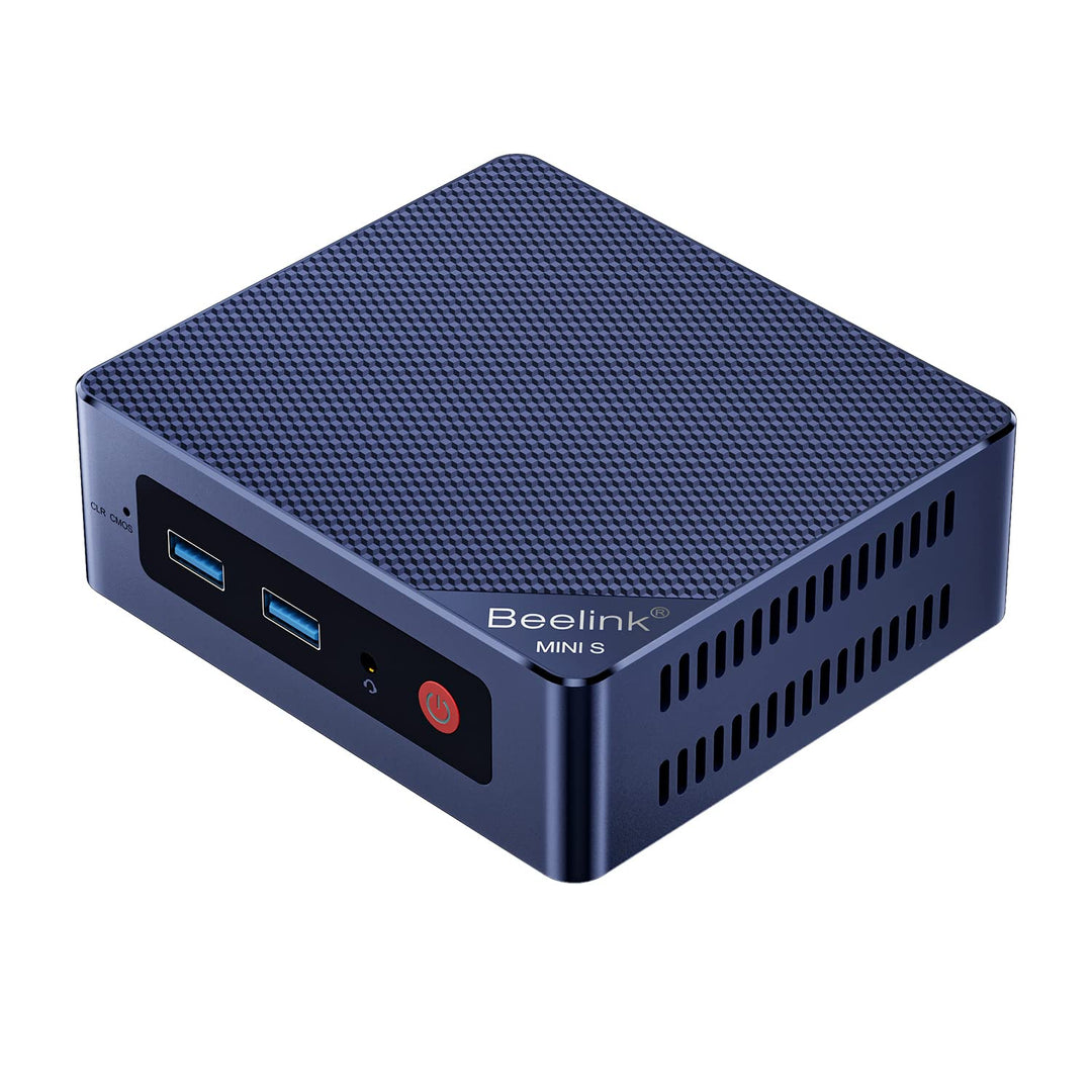 Beelink EQ12 Mini PC, Intel 12. Prozessor N100 (4C/4T, bis zu 3.4Ghz), 8G DDR5 500G SSD Mini Compute