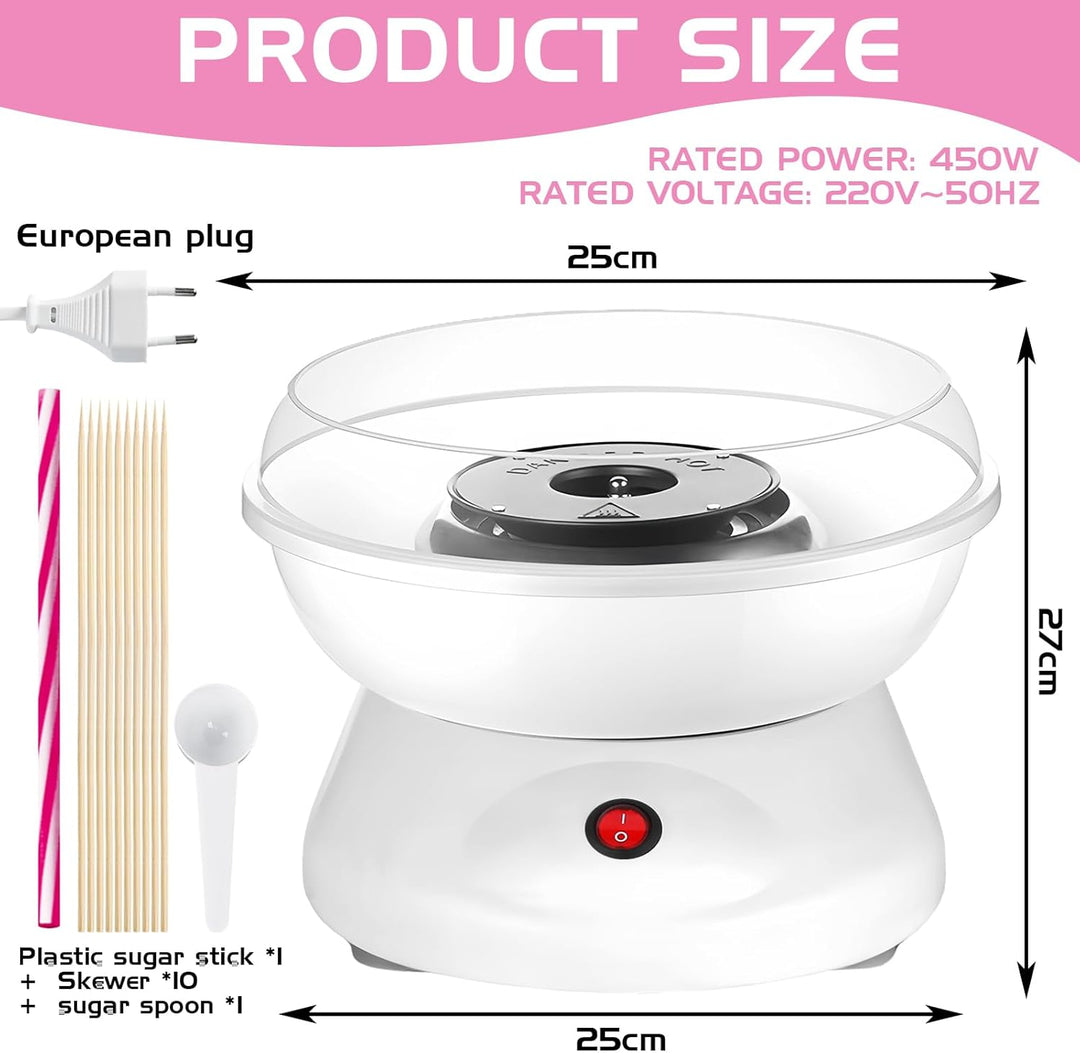 Zuckerwattemaschine Für Zuhause, Zuckerwatte Maschine, Retro Cotton Candy Machine, 450w Für Verschie