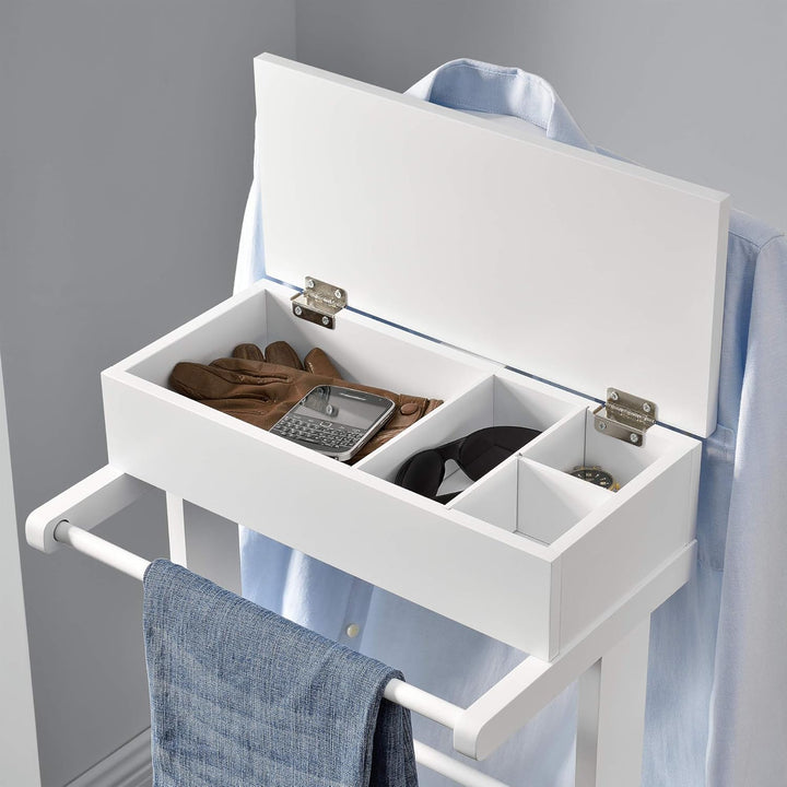 [en.casa] Herrendiener Lulboll Stummer Diener mit Kleiderbügel und Hosenhalter Schlafzimmer Kleiders