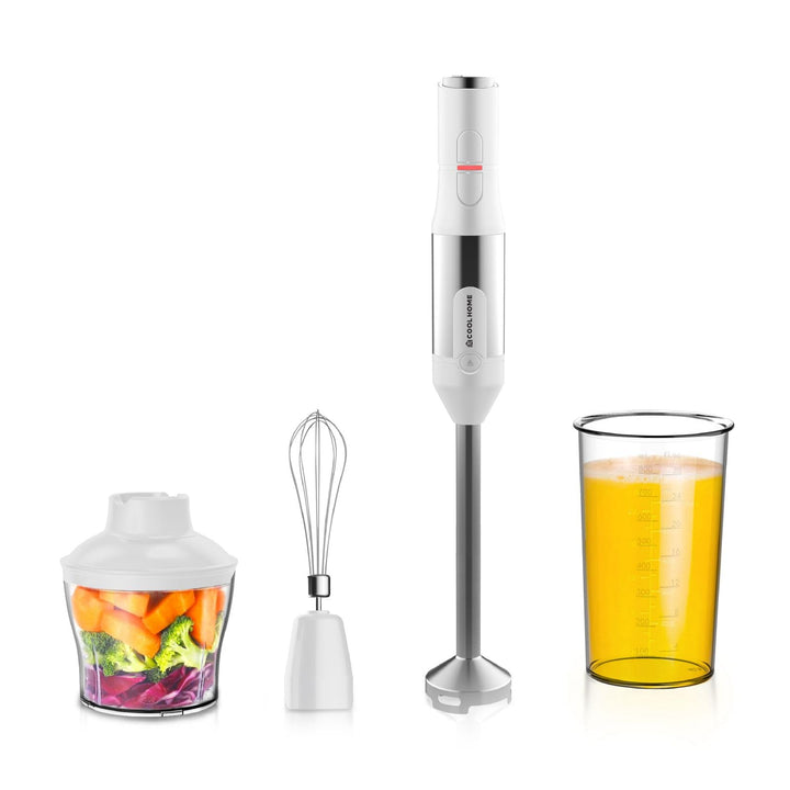 Powerblend M2 Stabmixer - 4-in-1 Stabmixer-Set - 1200W - Weiss, Weiß