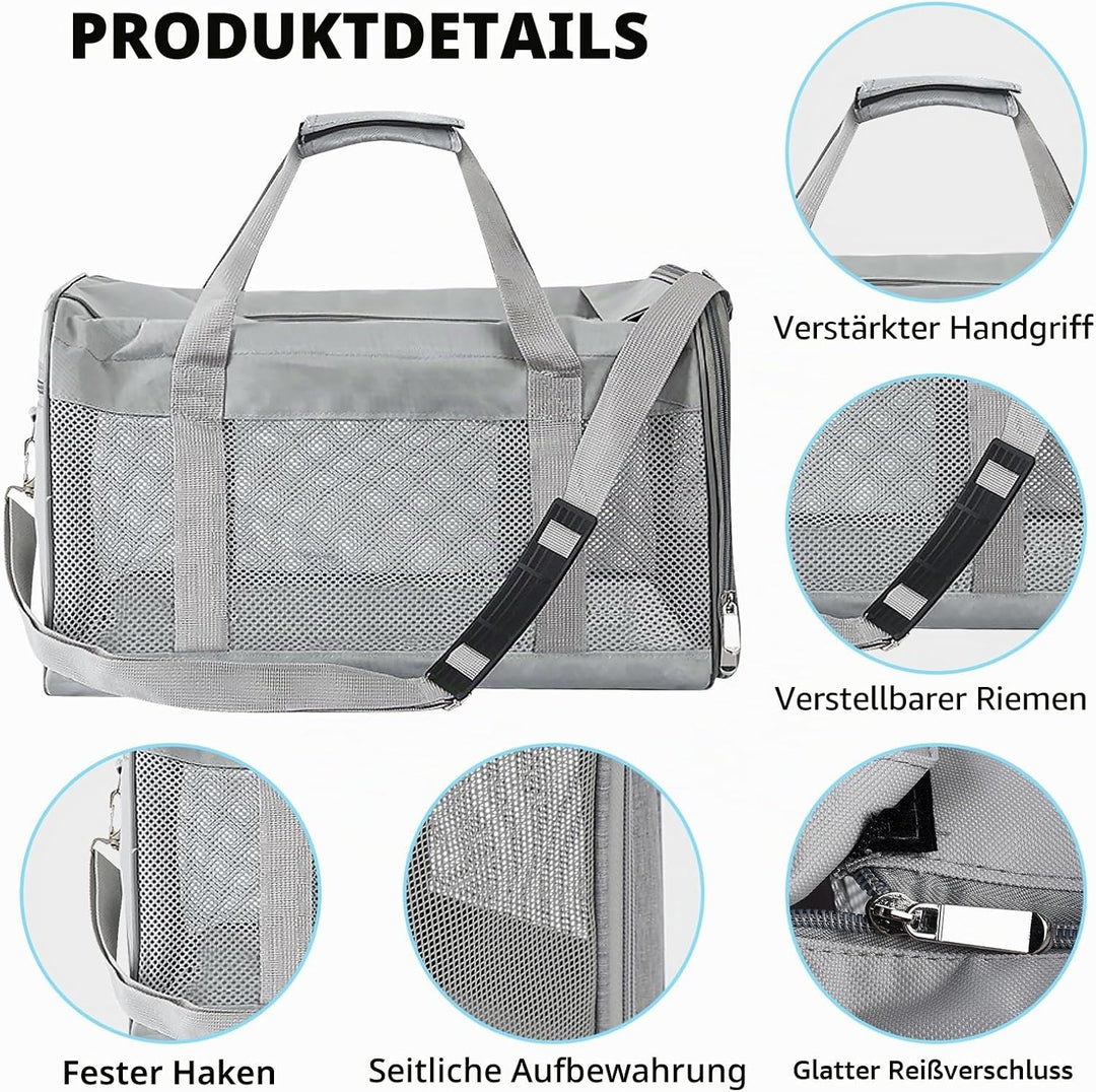 Vegena Transportbox Katze Hund Katzentransportbox Hundebox Faltbar Hundetransportbox Katzen Transpor