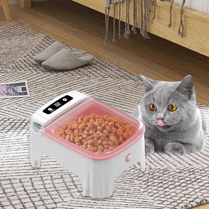 Tierfutterspender, Elektrischer Lebensmittelbehälter, Induktionsdeckelöffnung, Sensor-Katzenfuttersp