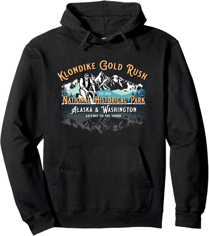 Skagway Klondike Gold Rush National Historical Park Souvenir Pullover Hoodie