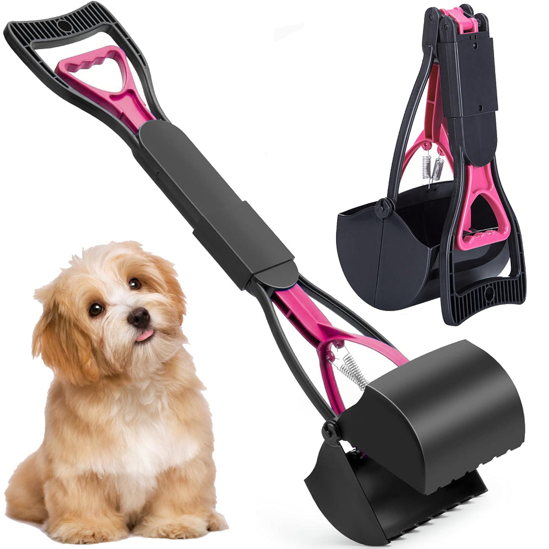 Hundekotschaufel, 60cm Faltbarer Haustier Hund Hundekotgreifer Tragbare mit langem Griff, Haustier S