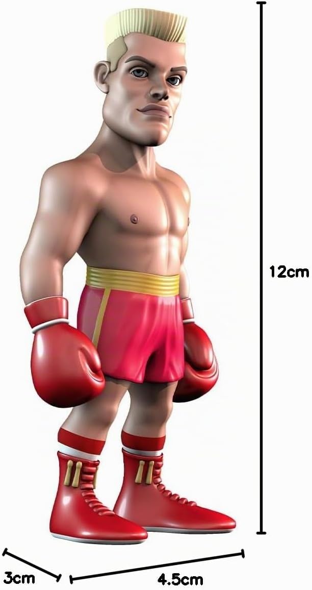 MINIX Rocky Figur, Ivan Drago, Sammlerstücke für Ausstellung, Geschenkidee, Spielzeug für Kinder und
