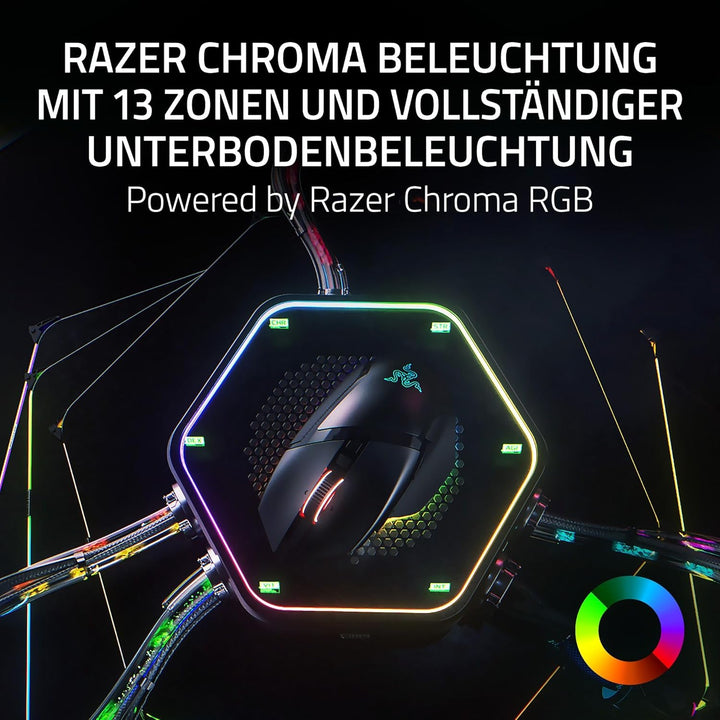 Razer Basilisk V3 Pro 35K Phantom Green Edition - Anpassbare kabellose ergonomische RGB-Gaming-Maus