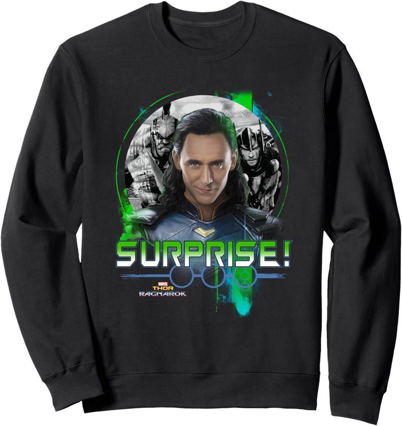 Marvel Thor: Ragnarok Loki Surprise Portrait Sweatshirt