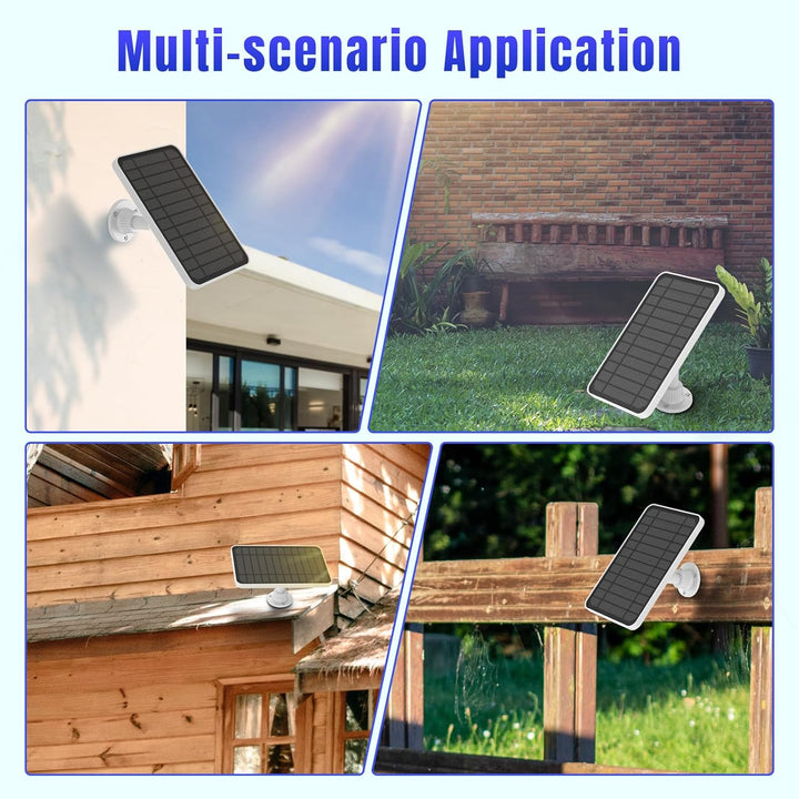 [1 pcs ] 5V 5W Solarmodul kompatibel mit Eufy cam 2C/Eufy 2C Pro/Eufy 2 Pro/Eufy 2/Eufy E20/Eufy E40