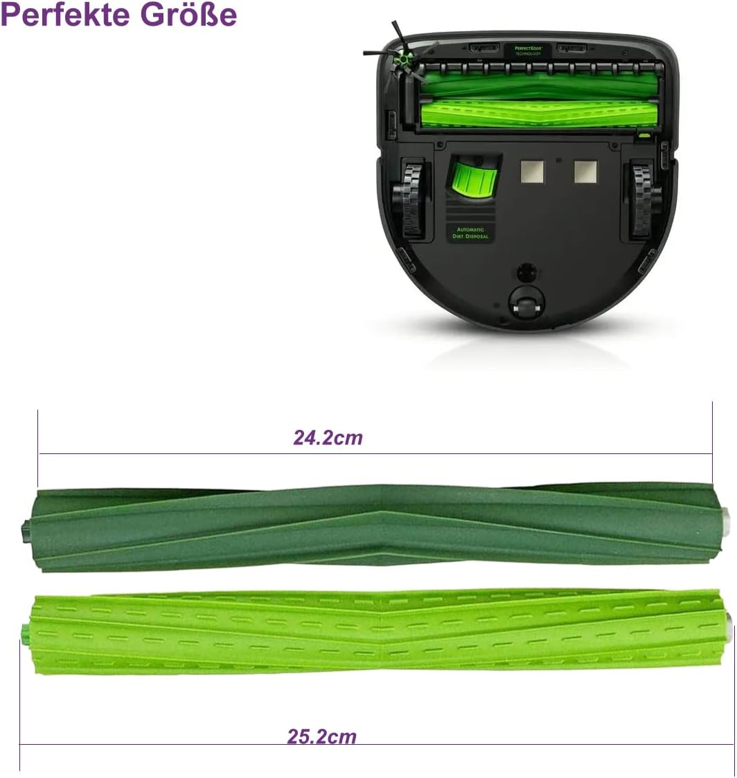 Ersatzteile Zubehör, Ersatz-Rollenbürsten für irobot Roomba S S9 (9150) S9+ S9 Plus (9550) S-Series
