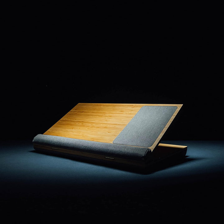 SCHWAIGER 659917 Bambus Laptop Notebook Ständer Knieauflage Computertisch Laptop-Halterung Schreibti