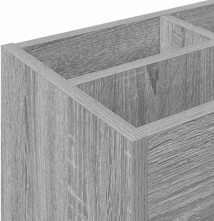 vidaXL Sonnenschirmhalter Graues Sonoma 65 x 24 x 50 cm Holzwerkstoff, Stylischer Halter, moderner R