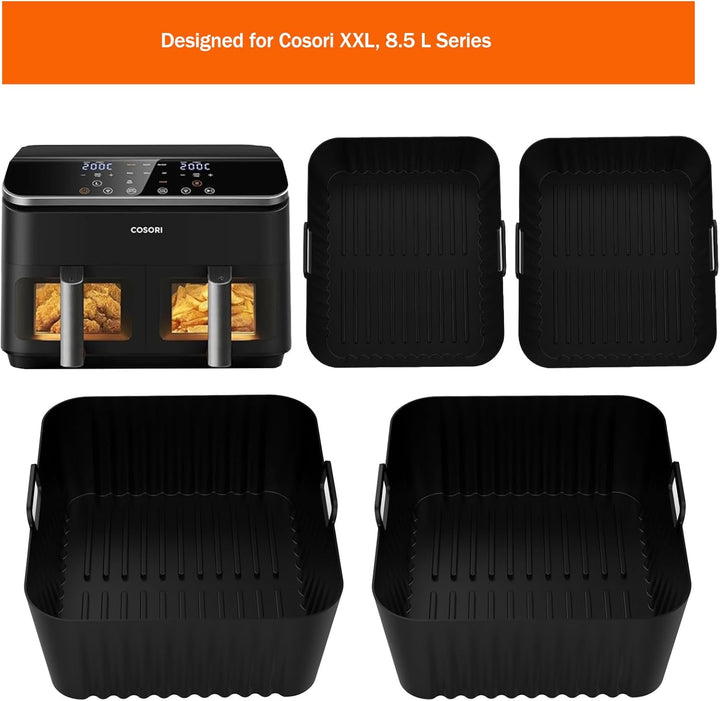 Heissluftfritteuse Zubehör für COSORI Heissluftfritteuse 8,5L, Airfryer Zubehör Accessories für coso
