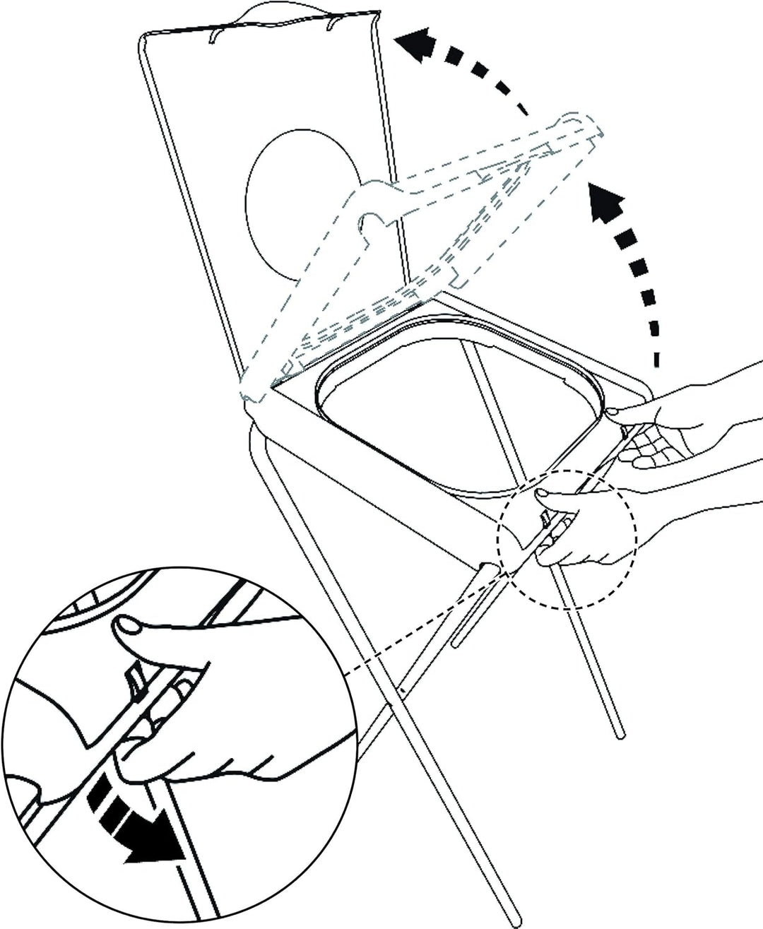 Vileda Gimi Nature Plus 2 Müllsackständer, Rahmen aus Stahl, Tasche: Polyester