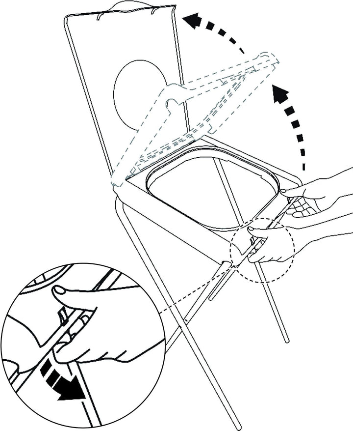 Vileda Gimi Nature Plus 2 Müllsackständer, Rahmen aus Stahl, Tasche: Polyester