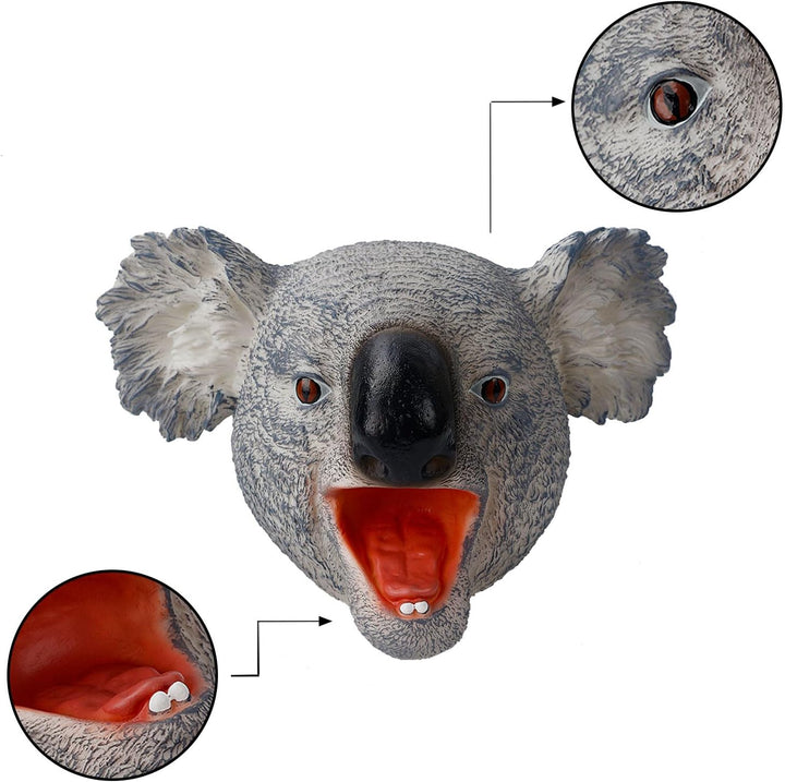 Andux Tier Handpuppe Realistisches Interaktives Rollenspiel Handpuppenspielzeug aus Weichgummi DWSO-