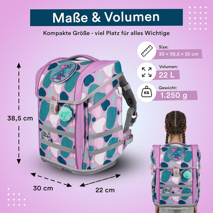 McNeill Schulranzen-Set PERFECTO, 5tlg. - Kollektion 2024, Barba