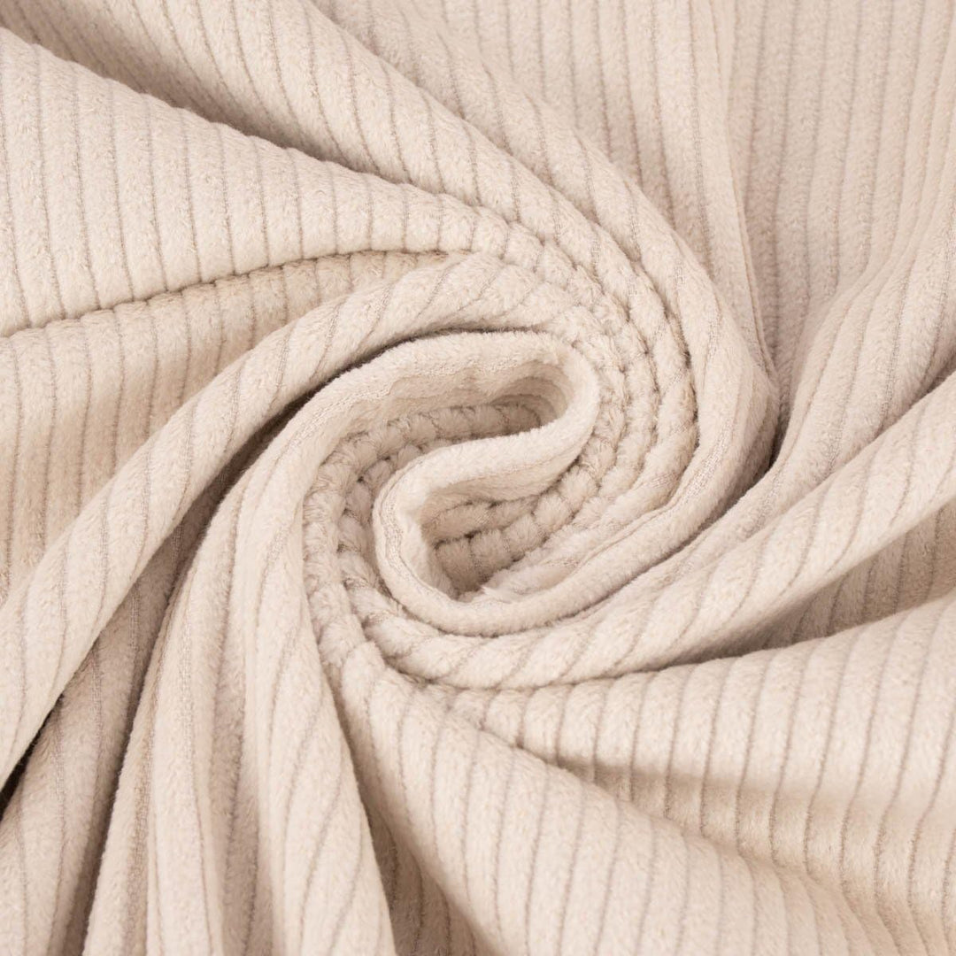 SCHÖNER LEBEN. Zugluftstopper Baumwollcord grob Hellbeige div Grössen, Auswahl:100cm Länge ca. 100x1