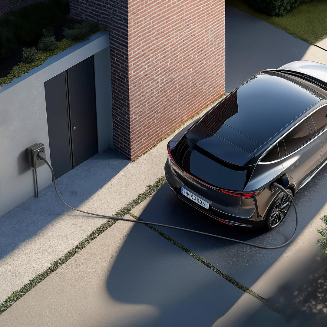 Masterplug EV Wandladegerät für Elektro und Einstecken-Hybridfahrzeuge, Typ 2, Modus 3, Automatische