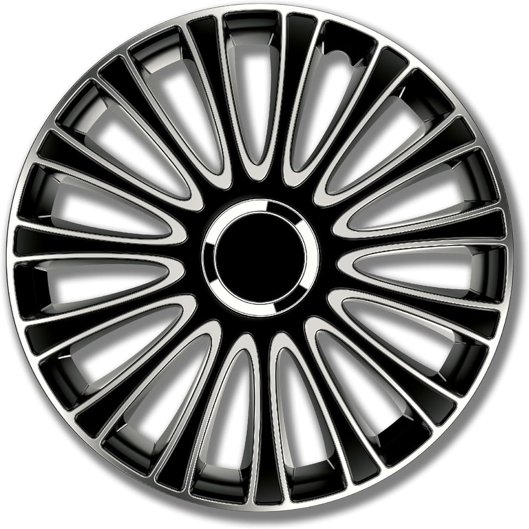 Petex LeMans Pro. 2-fach lackiert. Material: ABS. Farbe: Schwarz. 16" Zoll. (4 x Universal Radzierbl