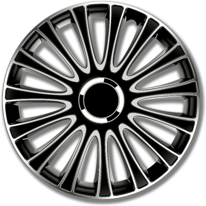 Petex LeMans Pro. 2-fach lackiert. Material: ABS. Farbe: Schwarz. 16" Zoll. (4 x Universal Radzierbl