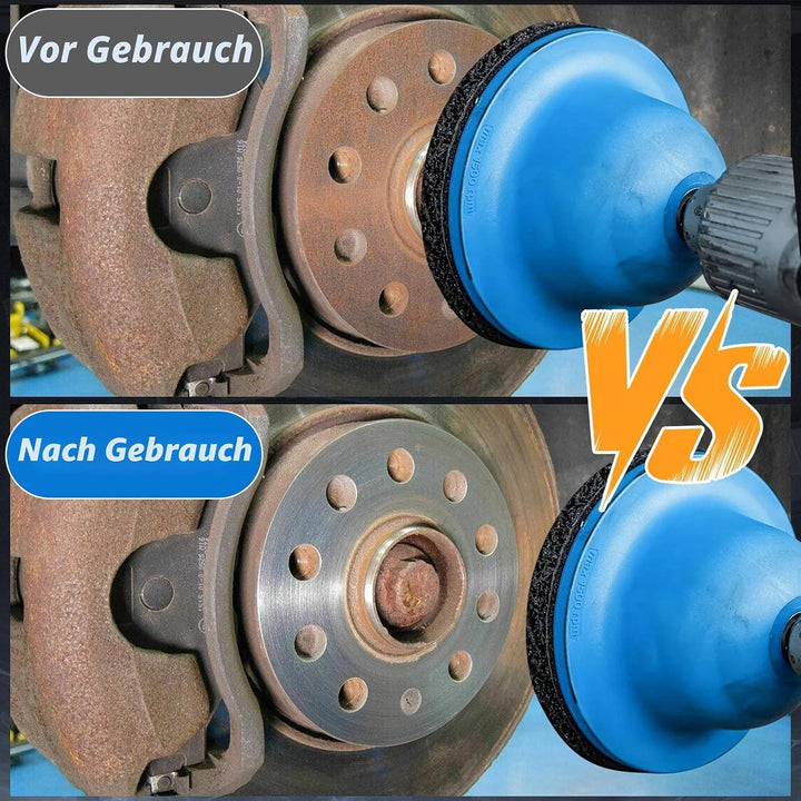 Ø 150 mm Radnabenschleifer, Innen Ø 90 mm Radnaben Bürste für Auto, Radnabenreiniger, Nabenschleifer