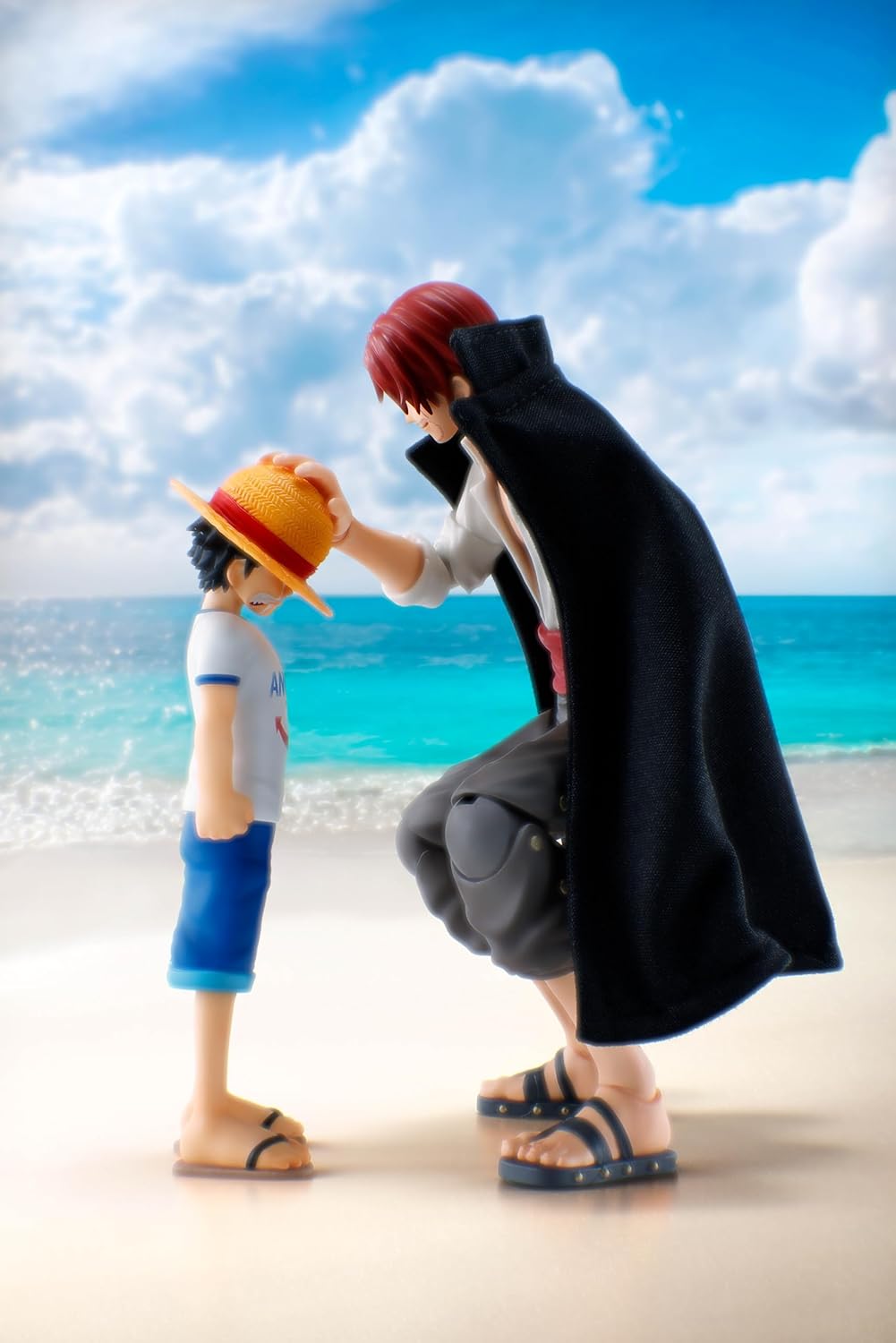 TAMASHII NATIONS One Piece S.H.Figuarts Action Figure 2-Pack Shanks & Monkey D. Luffy Childhood Ver.