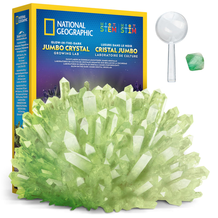 NATIONAL GEOGRAPHIC Jumbo-Leuchtkristall-Zuchtset – Bis zu 3x grösser als unsere Standardkristalle,