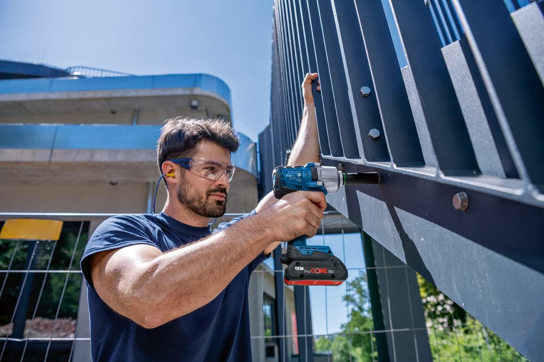 Bosch Professional Akku-Drehschlagschrauber GDS 18V-450 HC (Anziehmoment 450 Nm, Losbrechmoment 800