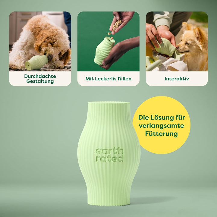 Earth Rated Leckerlihalter, bereicherndes Spielzeug für ausgewachsene Hunde und Welpen, geeignet für