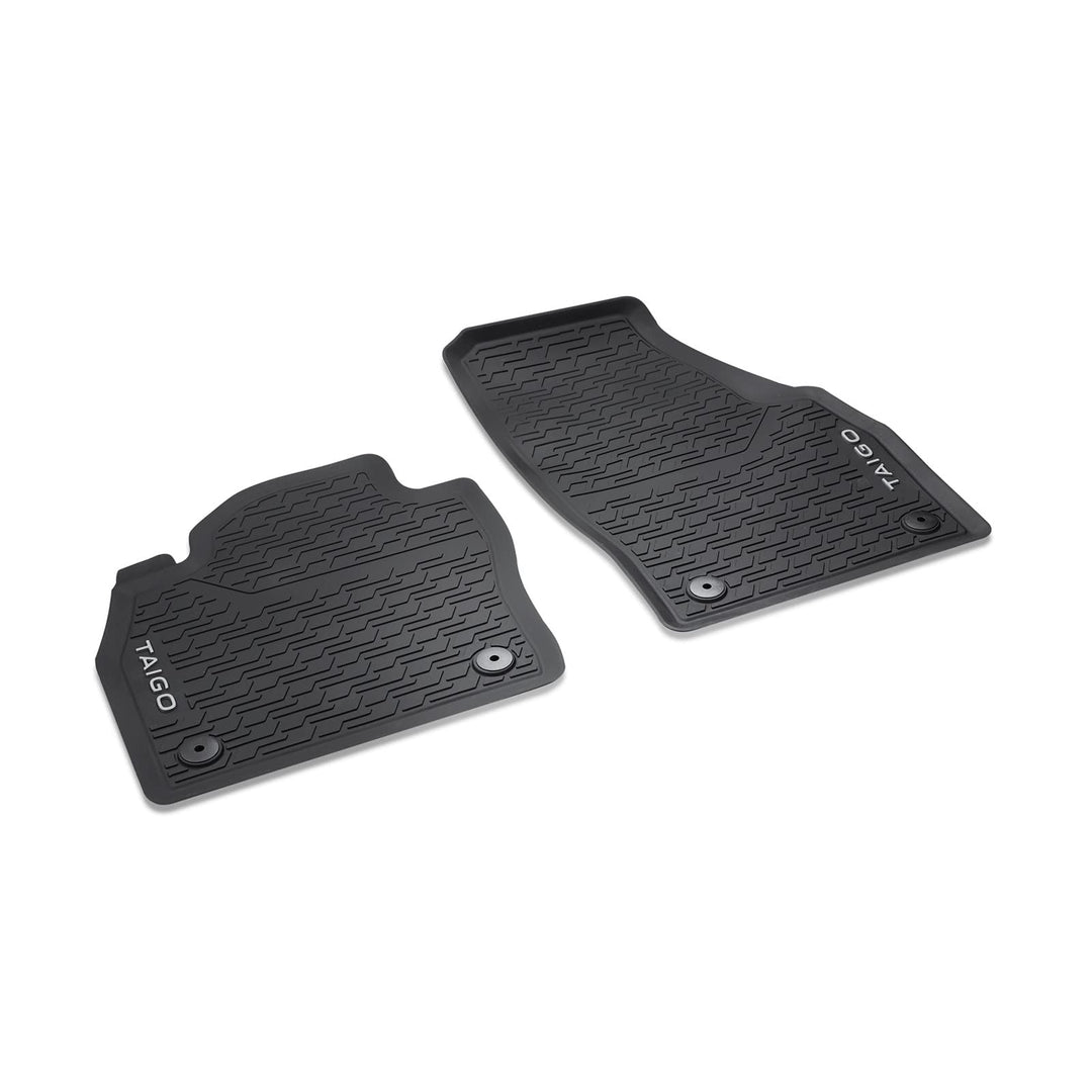 Volkswagen 2G706150282V Gummi Fussmatten Premium Allwettermatten 2X Gummimatten vorn, schwarz, mit T