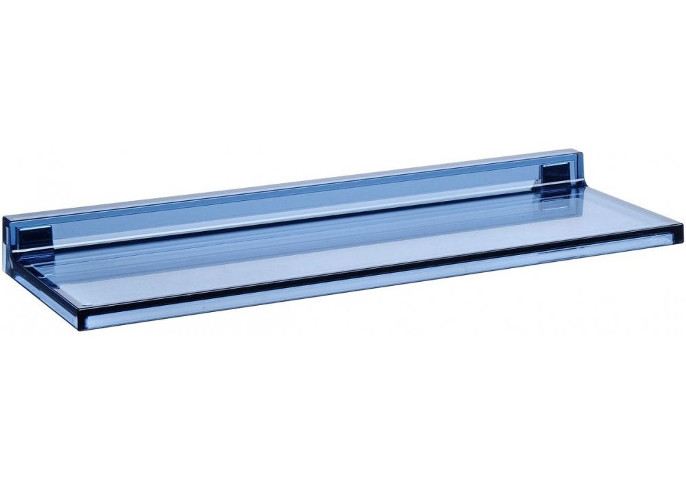 Kartell Shelfish, Bambus, blau, 15 x 4 x 45 cm Blu Tramonto, Blu Tramonto