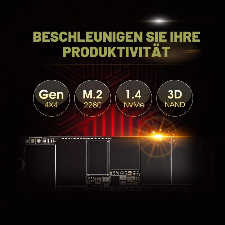 Silicon Power 500GB UD90 NVMe 4.0 Gen4 PCIe M.2 SSD R/W up to 5,000/3,850 MB/s (SP500GBP44UD9005), 5