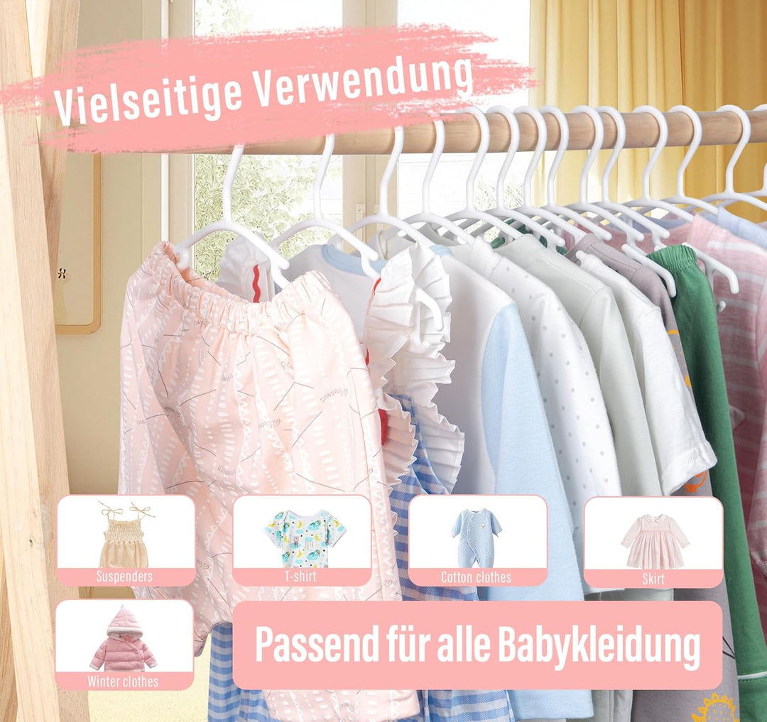 ilauke Kleiderbügel Kinderkleiderbügel 36 STK. Baby Kleiderbügel Hangers Aufbewahrung Kleiderbuegel